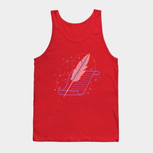 Writing is Art Tank Top